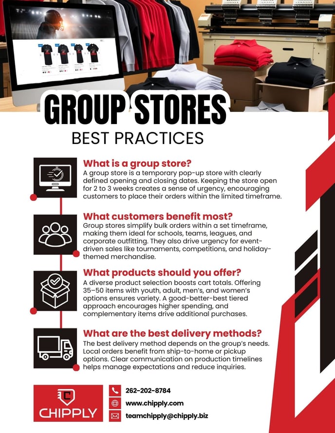 Chipply GroupCatalogTemplateRequestor  Store Best Practices