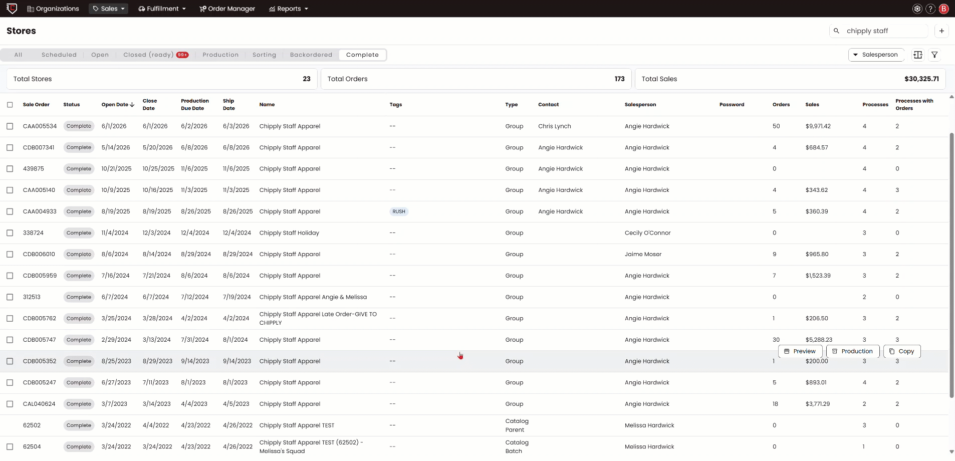 Generate Work Orders in Bulk