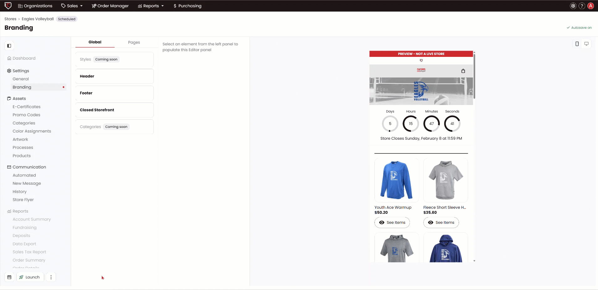 add a pop up to your store new branding