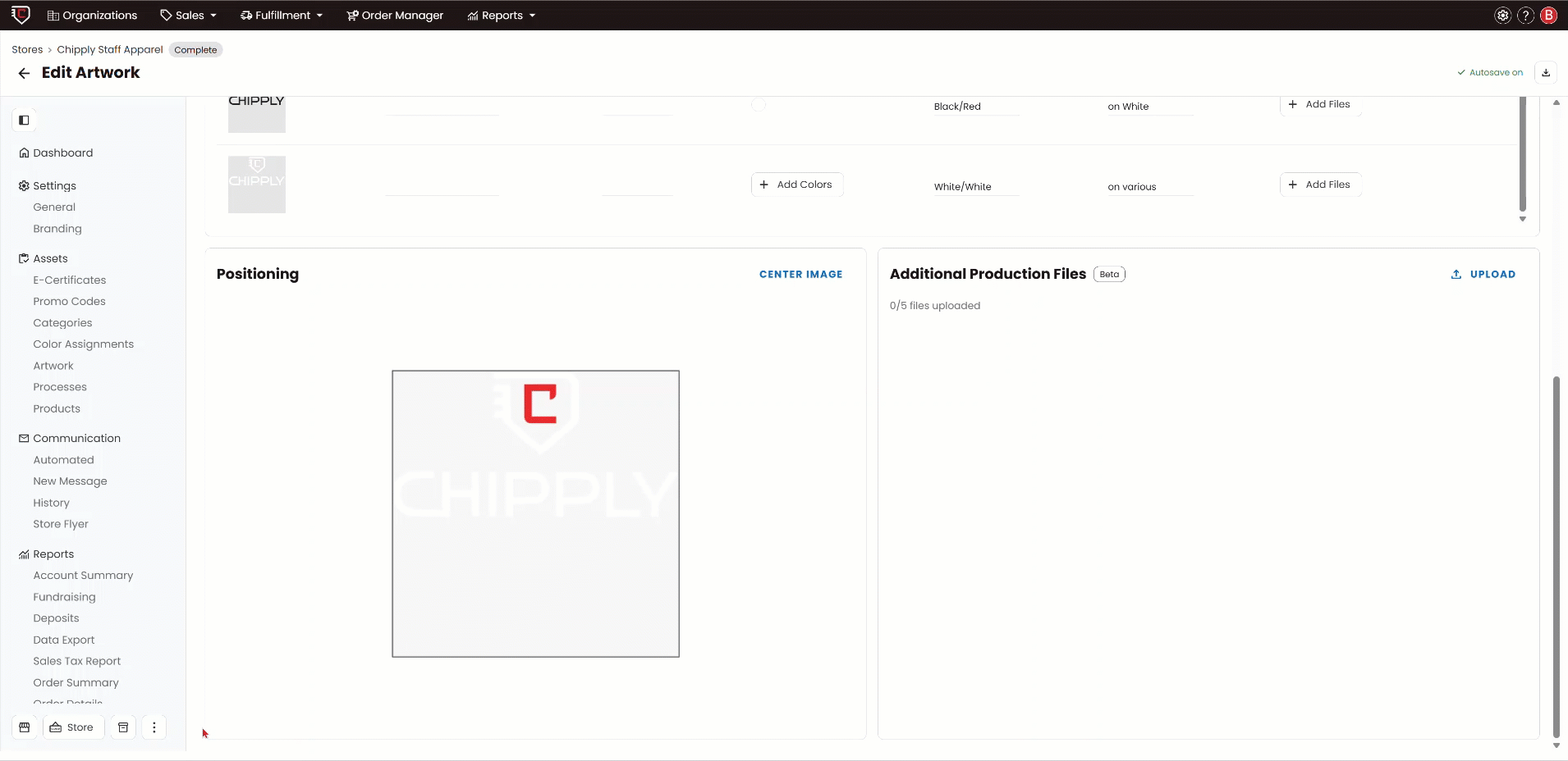 adding additional Production Files